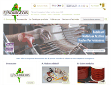 Tablet Screenshot of e-bourgeois.com
